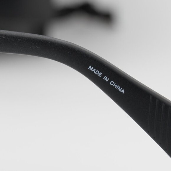 Rag & Bone RNB6006/S 0807 IR Square Sunglasses - Black/Smoke - Picture 6 of 9